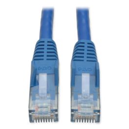 CAT6 Gigabit Snagless Molded Patch Cable, 10 ft, Blue