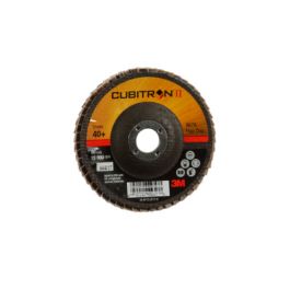 3M™ Cubitron™ II Flap Disc 967A, 40+, T29, 4 in x 5/8 in, 10 ea/Case