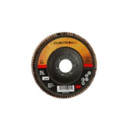 3M™ Cubitron™ II Flap Disc 967A, 40+, T29, 4-1/2 in x 7/8 in, Giant, 10 ea/Case